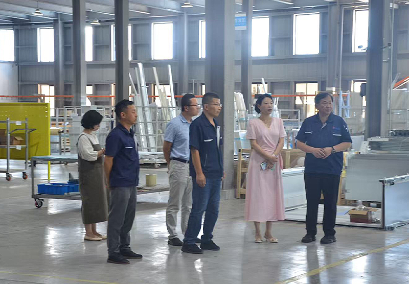 鸠江区副区长李娜一行莅临公司调研座谈